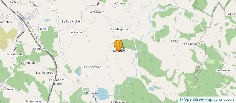 localisation de l'entreprise MADAME RENEE COUADE  LA PORCHERIE