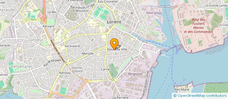 localisation de l'entreprise MADAME RENEE COUMOUL à LORIENT