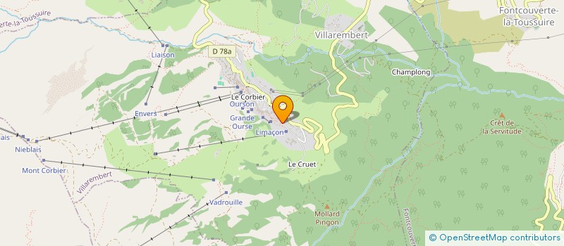 localisation de l'entreprise MADAME RENEE COUTEAUX  VILLAREMBERT