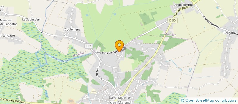 localisation de l'entreprise MADAME RENEE CRUSSON  ASSERAC