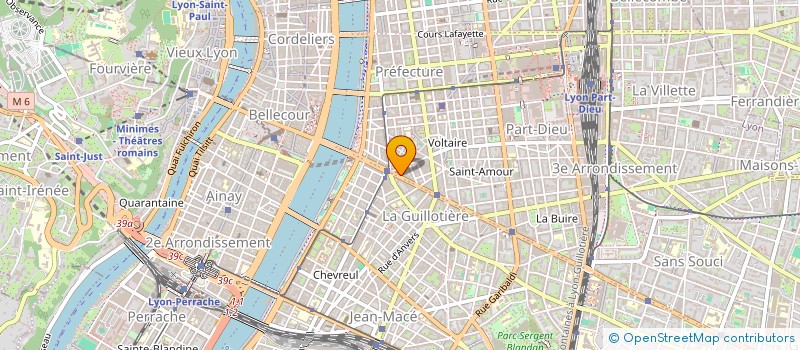 localisation de l'entreprise MADAME RENEE D'ORTOLI  LYON