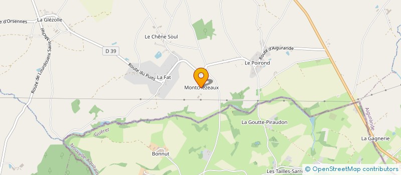 localisation de l'entreprise MADAME RENEE DANGEON à MONTCHEVRIER