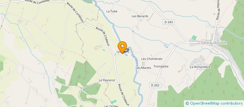 localisation de l'entreprise MADAME RENEE DARONNAT à CHABEUIL