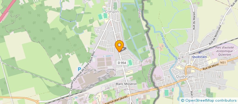 localisation de l'entreprise MADAME RENEE DEFLORENNE  CRESPIN