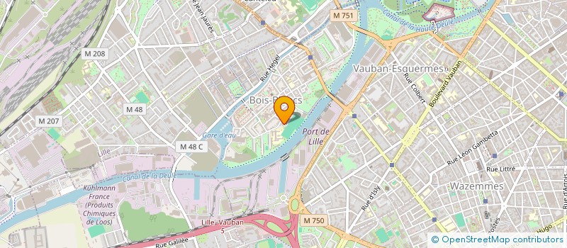 localisation de l'entreprise MADAME RENEE DEHU à LILLE