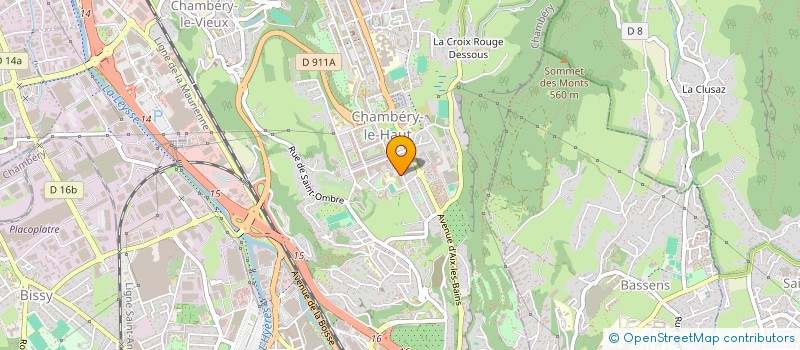 localisation de l'entreprise MADAME RENEE DEL GAIA  CHAMBERY