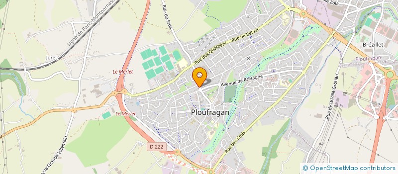 localisation de l'entreprise MADAME RENEE DELAPORTE  PLOUFRAGAN