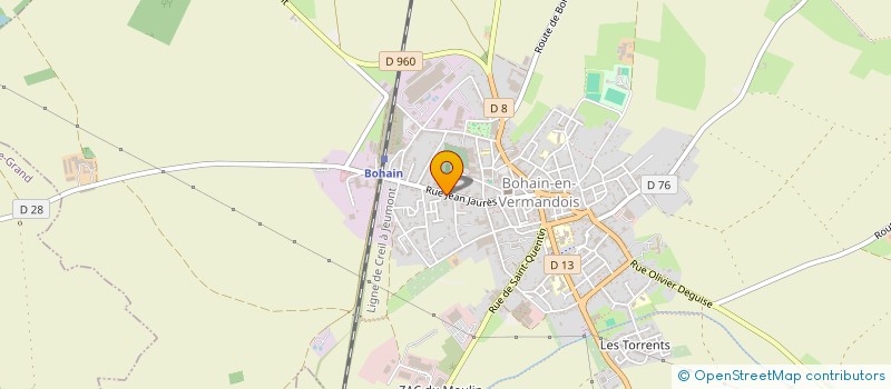 localisation de l'entreprise MADAME RENEE DELISSE  BOHAIN-EN-VERMANDOIS