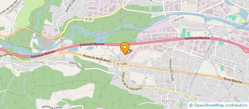 localisation de l'entreprise MADAME RENEE DEPERY  MARNAZ