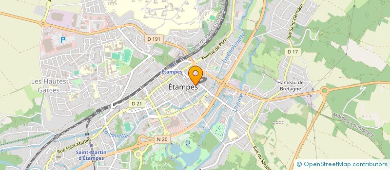 localisation de l'entreprise MADAME RENEE DERACHE  ETAMPES