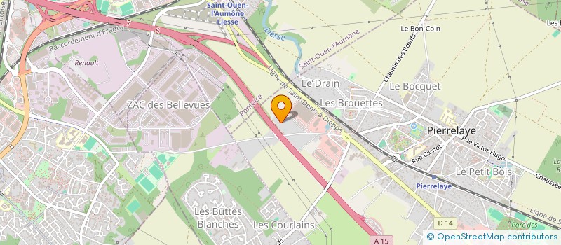 localisation de l'entreprise MADAME RENEE DESMYTER  PIERRELAYE