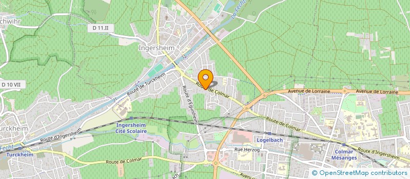 localisation de l'entreprise MADAME RENEE DIETRICH  INGERSHEIM