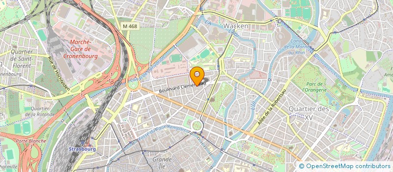 localisation de l'entreprise MADAME RENEE DIETRICK à STRASBOURG