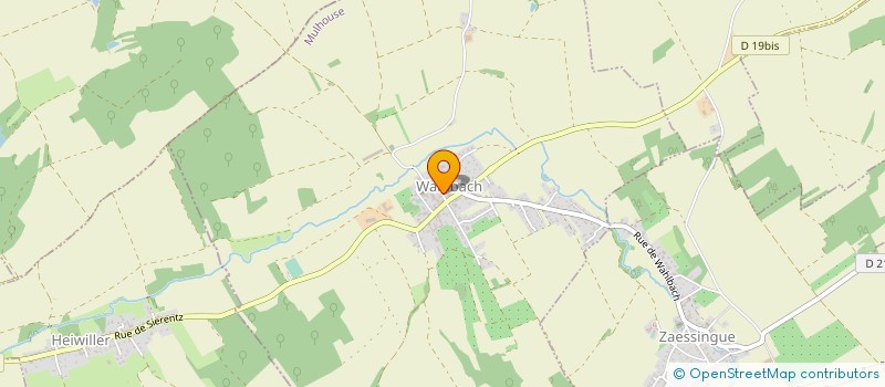 localisation de l'entreprise MADAME RENEE DIETSCH  WAHLBACH