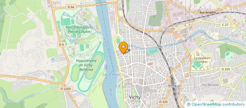 localisation de l'entreprise MADAME RENEE DOLAT à VICHY
