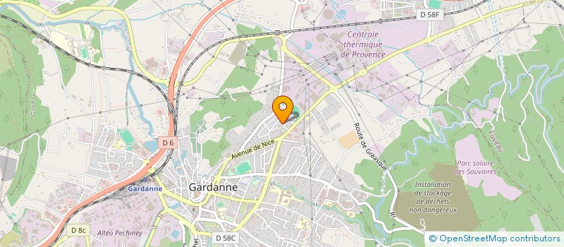 localisation de l'entreprise MADAME RENEE DONATINI à GARDANNE