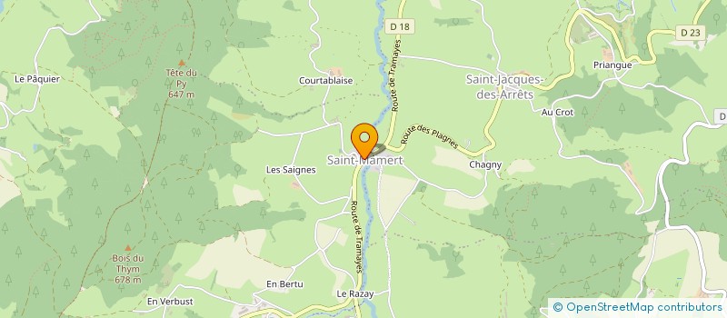 localisation de l'entreprise MADAME RENEE DUCARRE  DEUX-GROSNES