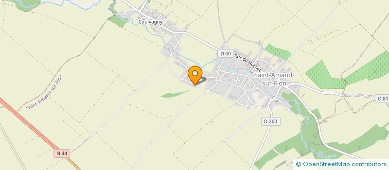 localisation de l'entreprise MADAME RENEE FAGOT à SAINT-AMAND-SUR-FION