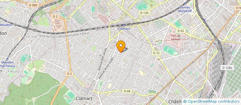 localisation de l'entreprise MADAME RENEE FAUQUET à CLAMART