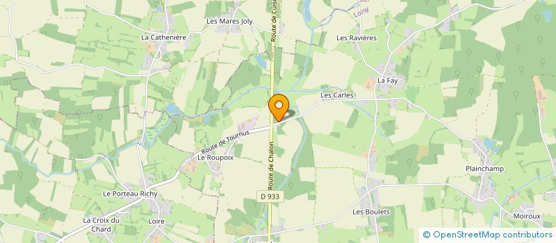 localisation de l'entreprise MADAME RENEE FAVIER  LOISY