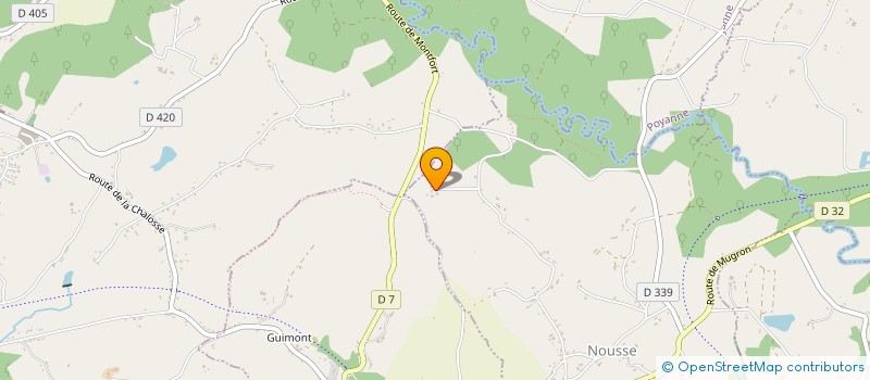 localisation de l'entreprise MADAME RENEE FESENCIEUX  NOUSSE