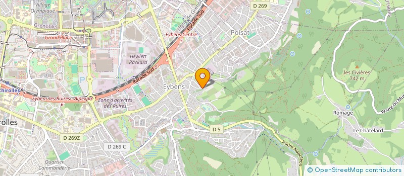 localisation de l'entreprise MADAME RENEE FIAMMENGO  EYBENS