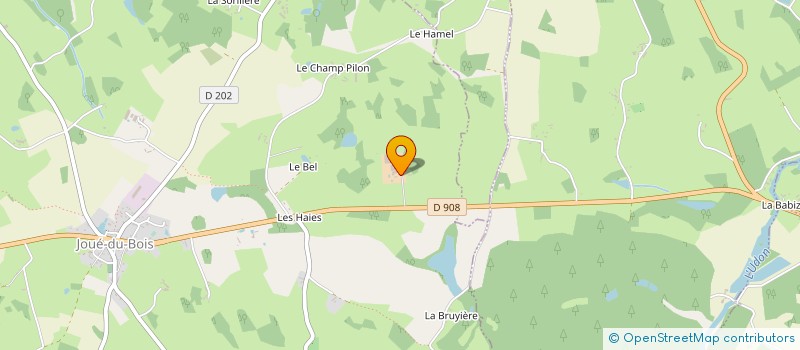 localisation de l'entreprise MADAME RENEE FOISY à JOUE DU BOIS