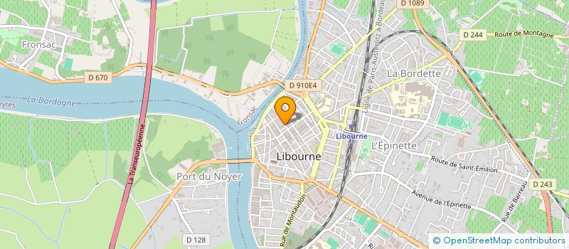 localisation de l'entreprise MADAME RENEE FOURNOIS FONTAINE  LIBOURNE