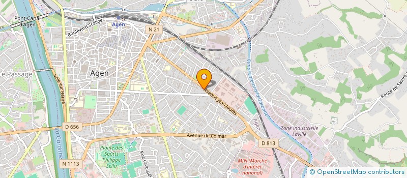 localisation de l'entreprise MADAME RENEE GABAS à AGEN