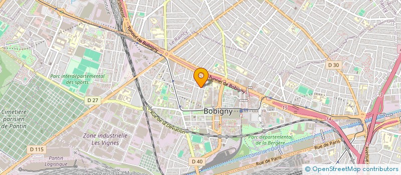 localisation de l'entreprise MADAME RENEE GAPIN à BOBIGNY