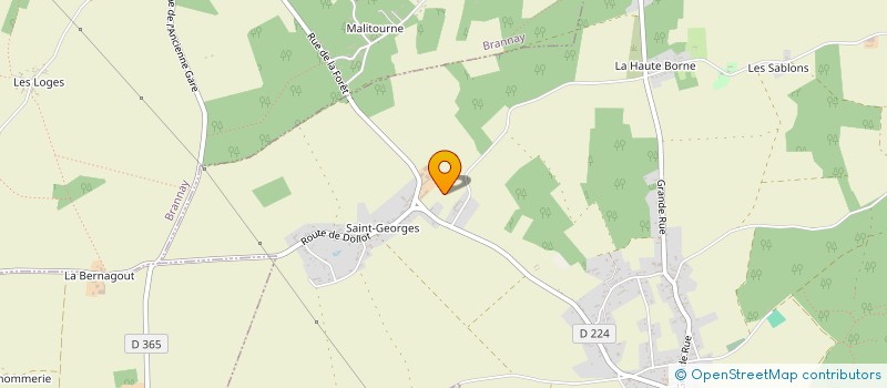 localisation de l'entreprise MADAME RENEE GERMAIN  VILLEBOUGIS