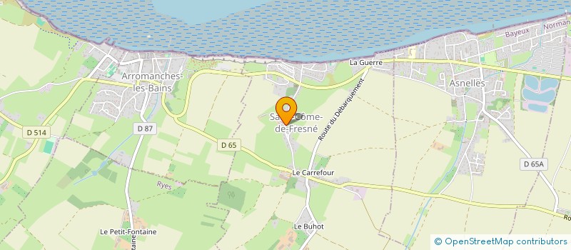 localisation de l'entreprise MADAME RENEE GESTIN  SAINT-COME-DE-FRESNE