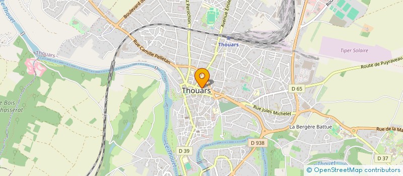 localisation de l'entreprise MADAME RENEE GILBERT  THOUARS