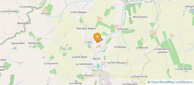 localisation de l'entreprise MADAME RENEE GILLOT à MANTILLY