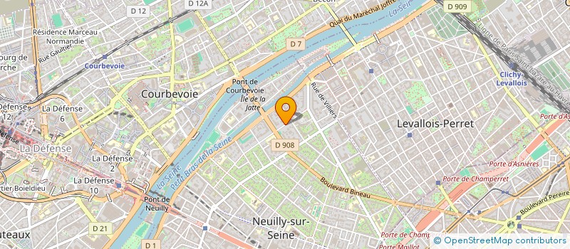 localisation de l'entreprise MADAME RENEE GIRON à NEUILLY-SUR-SEINE