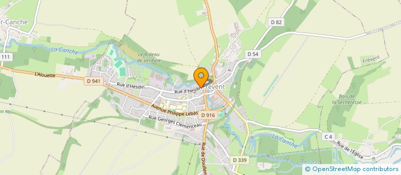 localisation de l'entreprise MADAME RENEE GODART à CONCHY-SUR-CANCHE