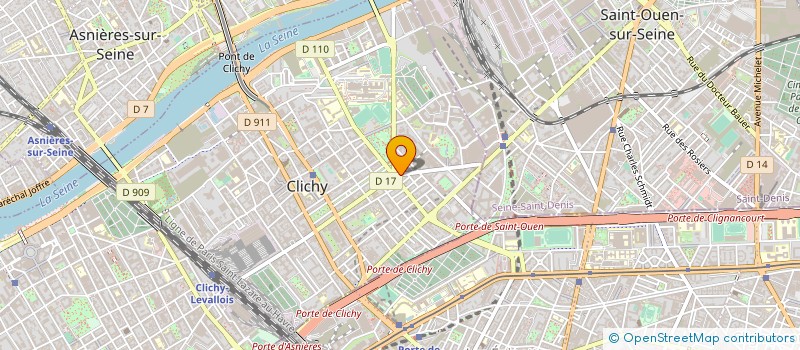 localisation de l'entreprise MADAME RENEE GOLLNISCH à CLICHY