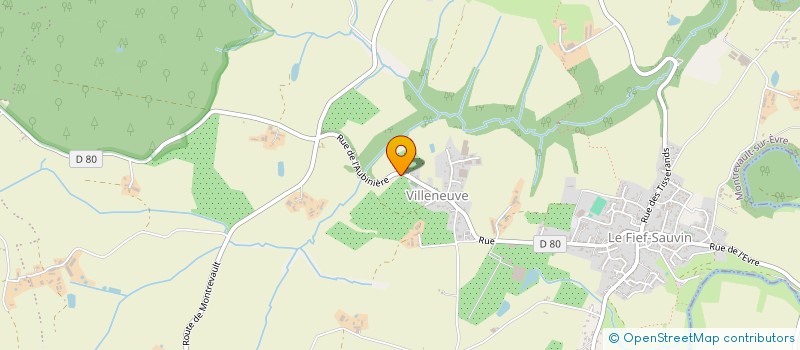 localisation de l'entreprise MADAME RENEE GRIMAULT  MAUGES-SUR-LOIRE