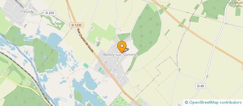 localisation de l'entreprise MADAME RENEE GROS  BELLOY-SUR-SOMME