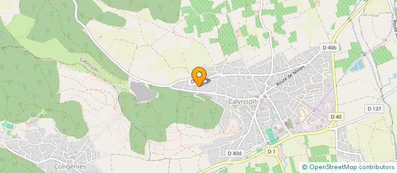 localisation de l'entreprise MADAME RENEE GUEDJ  CALVISSON