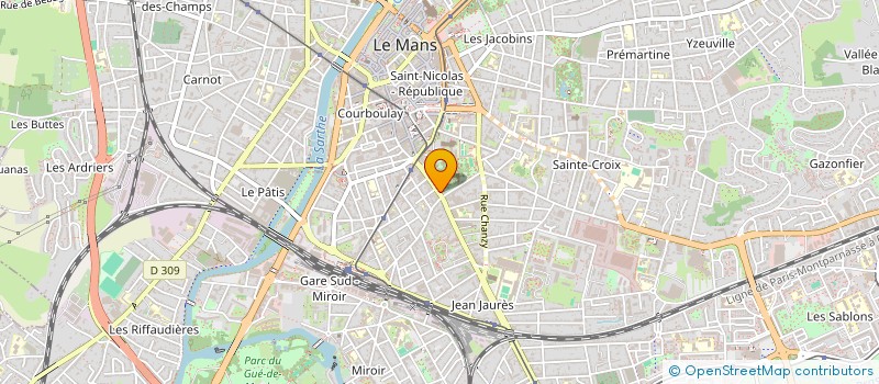 localisation de l'entreprise MADAME RENEE GUILLOSOU  LE MANS