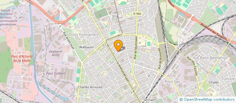 localisation de l'entreprise MADAME RENEE GUYOT  REIMS