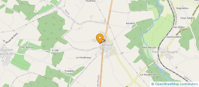 localisation de l'entreprise MADAME RENEE HERAUD  BELLUIRE