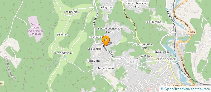 localisation de l'entreprise MADAME RENEE HUAN à CHANCELADE