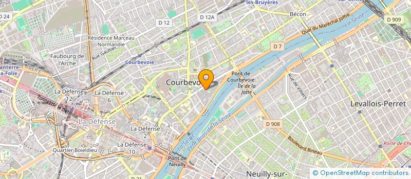 localisation de l'entreprise MADAME RENEE IBRY à COURBEVOIE