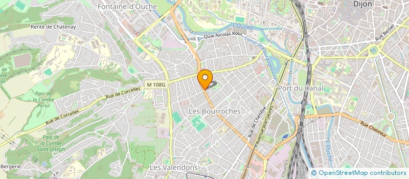 localisation de l'entreprise MADAME RENEE JACQUARD à DIJON