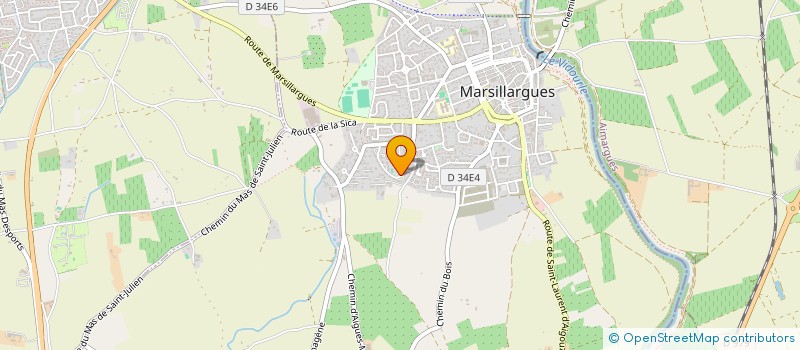 localisation de l'entreprise MADAME RENEE JARRIER  MARSILLARGUES