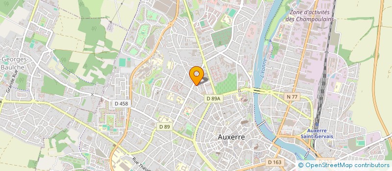localisation de l'entreprise MADAME RENEE JEANDET à AUXERRE