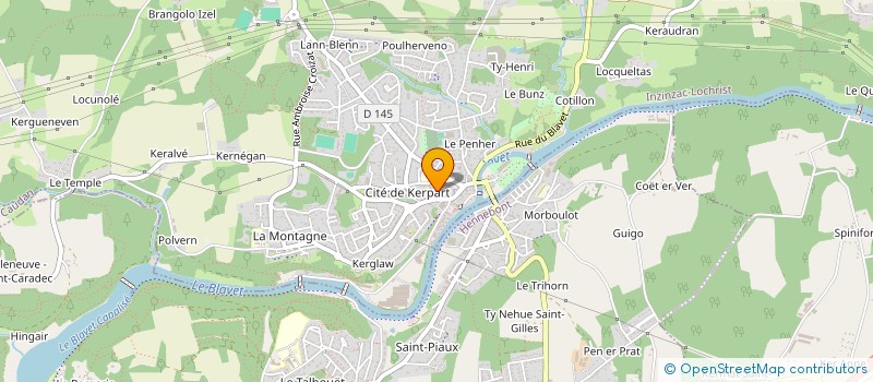 localisation de l'entreprise MADAME RENEE JEANNET  INZINZAC-LOCHRIST