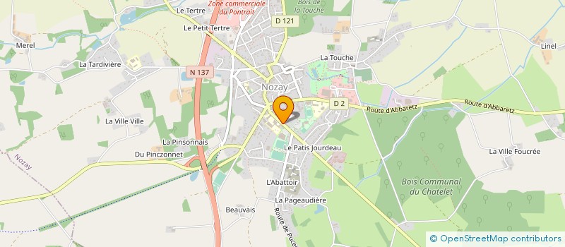 localisation de l'entreprise MADAME RENEE JOUNY  NOZAY